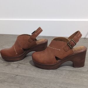 boc Tan Slingback Mules